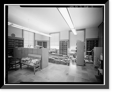 Howard University, Founders Library, 2400 Sixth Street Northwest, Washington, District of Columbia, DC - 18, Vintage Print