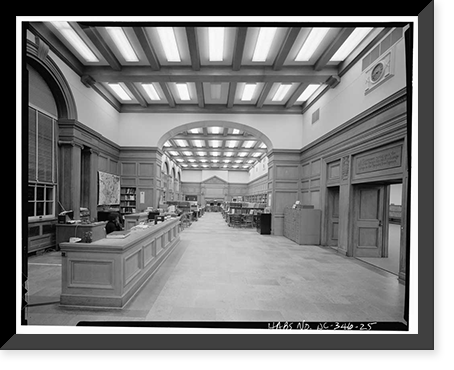 Howard University, Founders Library, 2400 Sixth Street Northwest, Washington, District of Columbia, DC - 25, Vintage Print