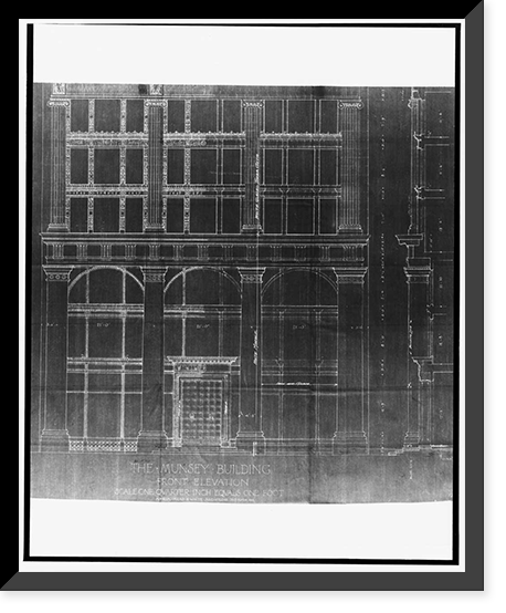 Munsey Building, 1327-1329 E Street Northwest, Washington, District of Columbia, DC - 22, Historic Print