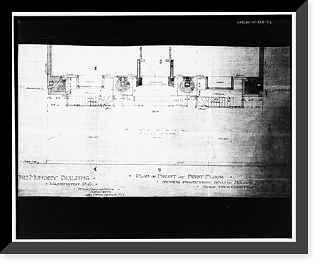 Munsey Building, 1327-1329 E Street Northwest, Washington, District of Columbia, DC - 23, Antique Poster