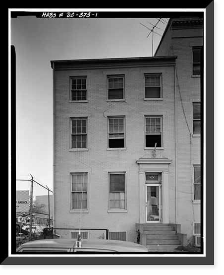 General John A. Dix House, 456 C Street Northwest, Washington, District of Columbia, DC, Antique Poster