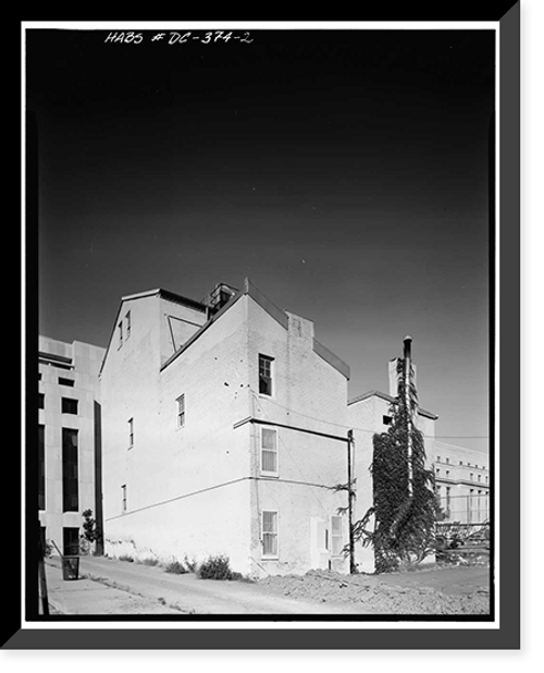 Historic Framed Print, 458 C Street, Northwest (Residence), Washington, District of Columbia, DC - 2,  17-7/8" x 21-7/8"