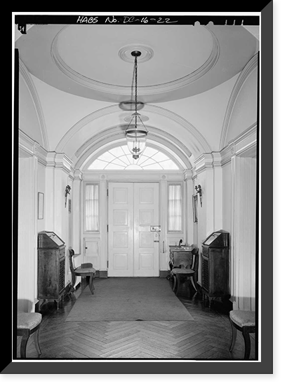Decatur House, National Trust for Historic Preservation, 748 Jack, Washington, District of Columbia, DC - 22, Vintage Print