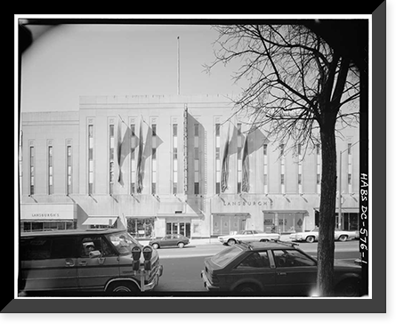 Lansburgh's Department Store, 420-426 Seventh Street, Northwest, Washington, District of Columbia, DC, Vintage Print