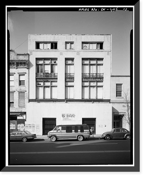 Historic Framed Print, 314-316 Seventh Street Northwest (Commercial Building), Washington, District of Columbia, DC,  17-7/8" x 21-7/8"