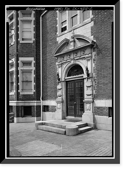Apartment Building, Nineteenth & Vernon Streets Northwest, Washington, District of Columbia, DC - 2, Antique Print