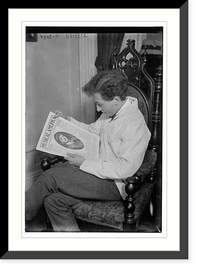 Heifetz - 6 Classic, Historic Print