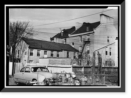 Peter Houses, 2618-2620 K Street Northwest, Washington, District of Columbia, DC - 2, Historic Reproduction