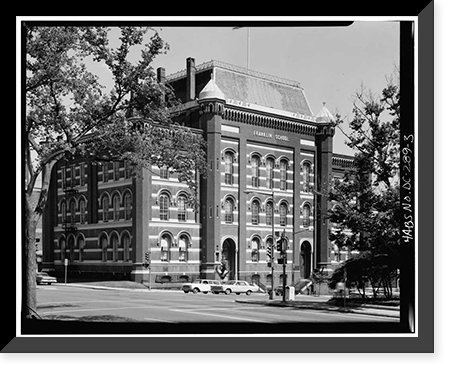 Franklin School, Thirteenth & K Streets Northwest, Washington, District of Columbia, DC - 3, Historic Reproduction