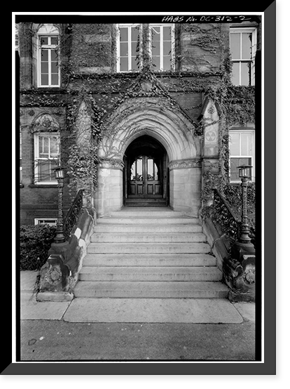 Gallaudet College, College Hall, Seventh & Florida Avenue Northeast, Washington, District of Columbia, DC - 2, Historic Reproduction
