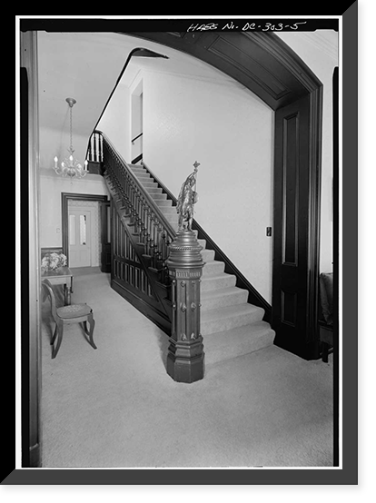 Gallaudet College, President's House, Seventh Street & Florida Avenue Northeast, Washington, District of Columbia, DC - 5, Vintage Poster