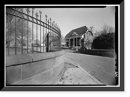 Gallaudet College, Gate House, Seventh & Florida Avenue Northeast, Washington, District of Columbia, DC, Vintage Print