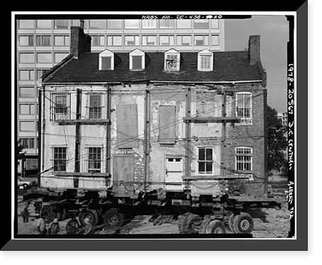 Lenthall Houses, 612-614 Nineteenth Street Northwest-moved to 606-6, Washington, District of Columbia, DC - 20, Historic Reproduction