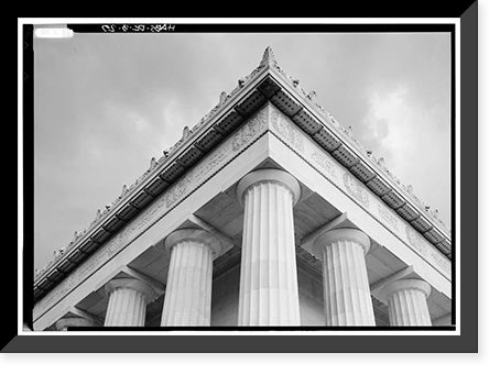 Lincoln Memorial, West Potomac Park, Washington, District of Columbia, DC - 29 Classic, Vintage Print