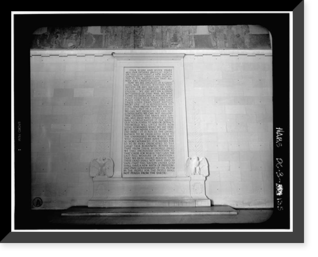 Lincoln Memorial, West Potomac Park, Washington, District of Columbia, DC - 135 Classic, Antique Wall Art