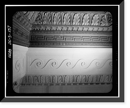 Lincoln Memorial, West Potomac Park, Washington, District of Columbia, DC - 157, Historic Reproduction