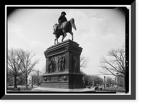 Logan Circle, Vermont Avenue, Rhode Island Avenue, & Thirteenth, Washington, District of Columbia, DC - 13, Antique Wall Art