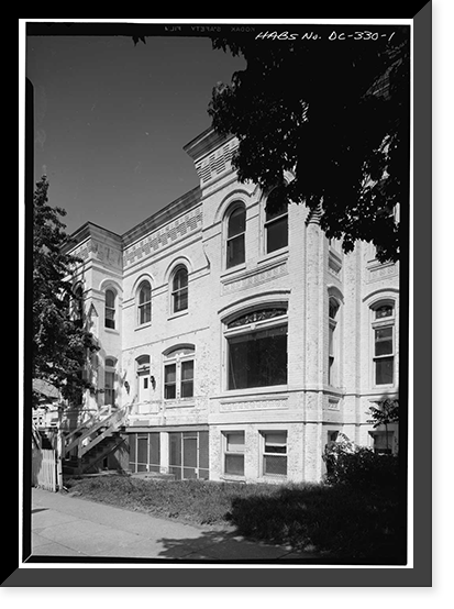Edwin C. Manning House, 200 East Capitol Street Northeast, Washington, District of Columbia, DC, Antique Poster