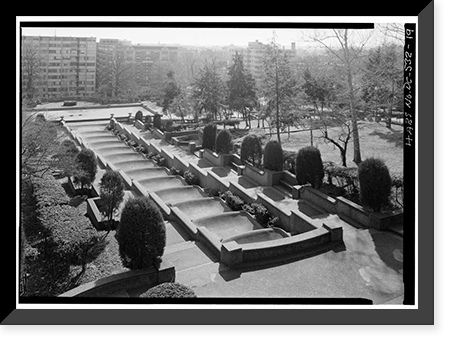 Meridian Hill Park, Bounded by Fifteenth, Sixteenth, Euclid & W Street, Washington, District of Columbia, DC - 19, Historic Print