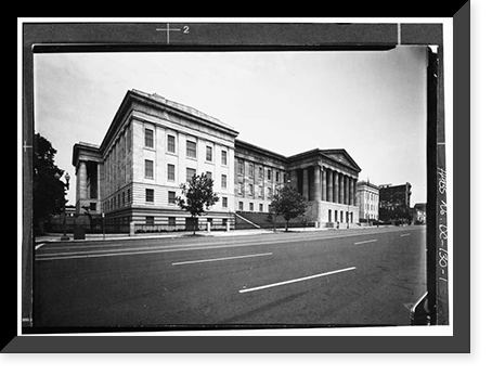 Patent Office Building, Bounded by Seventh, Ninth, F & G Streets, Northwes, Washington, District of Columbia, DC Classic, Antique Poster