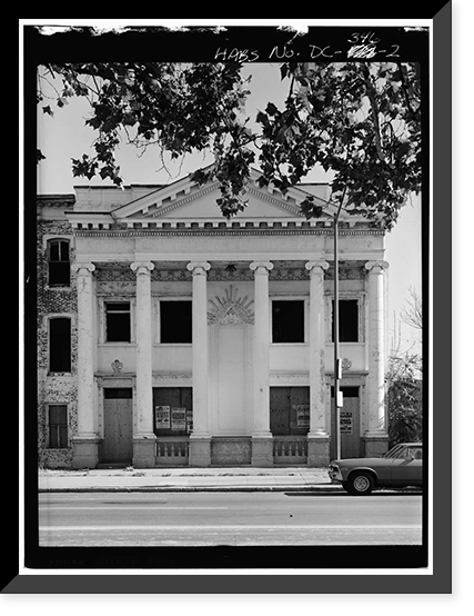 Scottish Rite Temple, Prince Hall Affiliation, 1633 Eleventh Street Northwest, Washington, District of Columbia, DC - 2, Historic Print