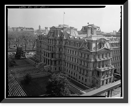 State, War & Navy Building, Southeast corner of Pennsylvania Avenue & Seventee, Washington, District of Columbia, DC Classic, Antique Print