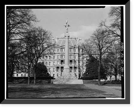 State, War & Navy Building, Southeast corner of Pennsylvania Avenue & Seventee, Washington, District of Columbia, DC - 4 Classic, Vintage Poster