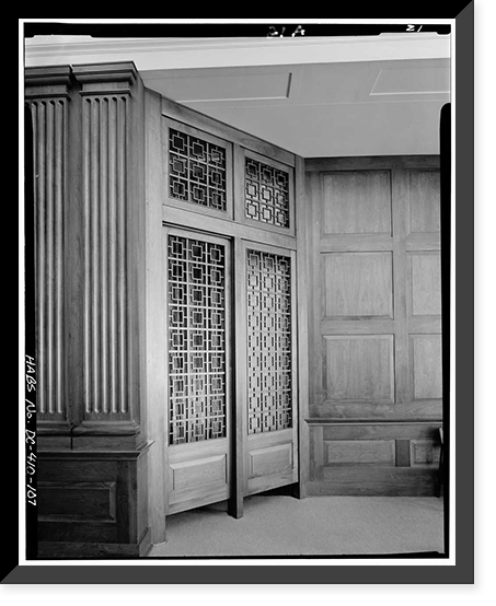 U.S. Department of the Interior, Eighteenth & C Streets Northwest, Washington, District of Columbia, DC - 107, Historic Print