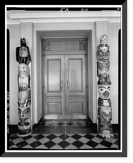 U.S. Department of the Interior, Eighteenth & C Streets Northwest, Washington, District of Columbia, DC - 125, Historic Print