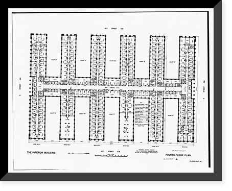 U.S. Department of the Interior, Eighteenth & C Streets Northwest, Washington, District of Columbia, DC - 158, Historic Reproduction