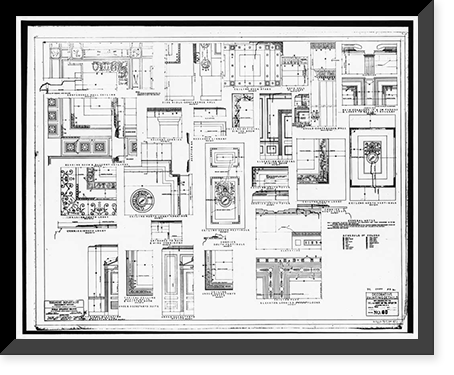 U.S. Department of the Interior, Eighteenth & C Streets Northwest, Washington, District of Columbia, DC - 174, Vintage Wall Art