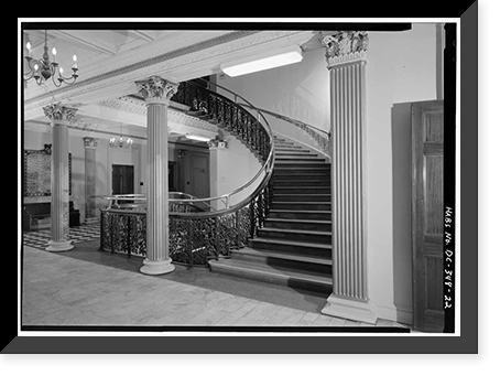 U.S. Department of the Treasury, 1500 Pennsylvania Avenue Northwest, Washington, District of Columbia, DC - 22, Antique Print