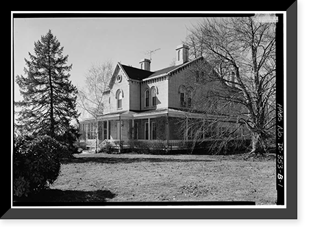 U.S. Soldiers Home, Quarters No. 2, Rock Creek Church Road & Upshur Street Northwest, Washington, District of Columbia, DC, Vintage Poster