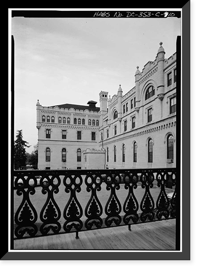 U.S. Soldiers Home, Scott Building, Rock Creek Church Road & Upshur Street Northwest, Washington, District of Columbia, DC - 10, Vintage Wall Art