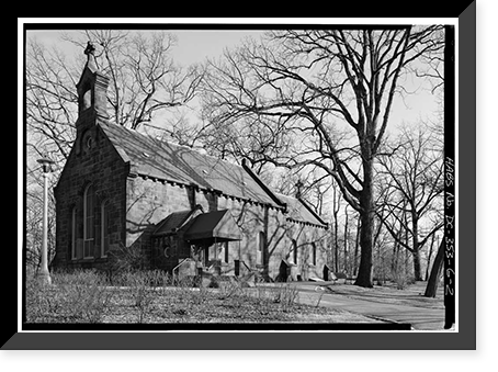 U.S. Soldiers Home, Chapel, Rock Creek Church Road & Upshur Street Northwest, Washington, District of Columbia, DC - 2, Vintage Print