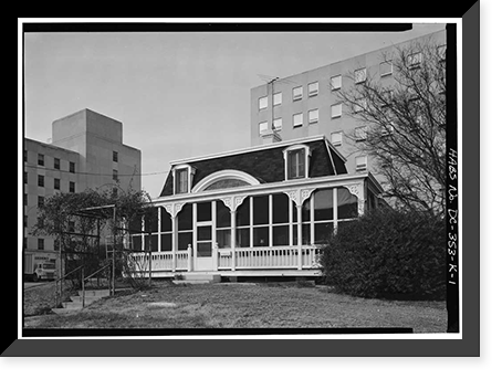 U.S. Soldiers Home, Stone House with Mansard Roof, Rock Creek Church Road & Upshur Street Northwest, Washington, District of Columbia, DC, Vintage Poster