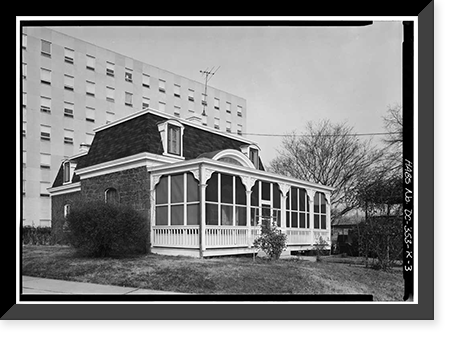 U.S. Soldiers Home, Stone House with Mansard Roof, Rock Creek Church Road & Upshur Street Northwest, Washington, District of Columbia, DC - 3, Historic Print