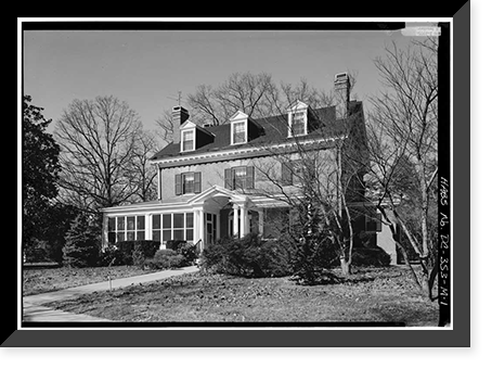 U.S. Soldiers Home, Stuccoed House with Gable Roof, Rock Creek Church Road & Upshur Street Northwest, Washington, District of Columbia, DC - 3, Historic Reproduction