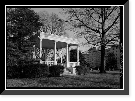 U.S. Soldiers Home, Bandstand, Rock Creek Church Road & Upshur Street Northwest, Washington, District of Columbia, DC, Vintage Wall Art