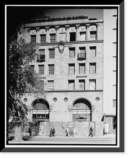 Wardman Building, K Street Northwest, 1400 Block, Washington, District of Columbia, DC, Vintage Print