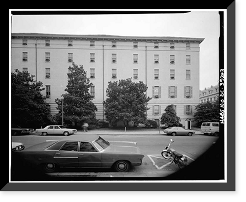 Historic Framed Print, Winder Building, Seventeenth & F Streets, Northwest, Washington, District of Columbia, DC - 3,  17-7/8" x 21-7/8"