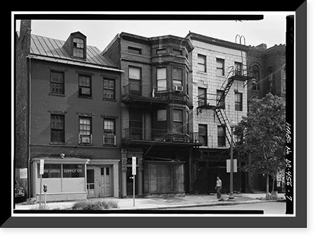 Chinatown, H Street Northwest, 600-800 Blocks & Seventh Stree, Washington, District of Columbia, DC - 7, Vintage Print