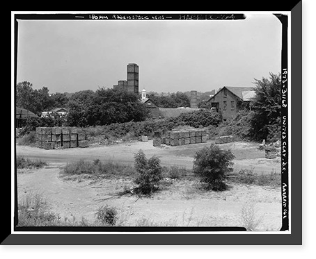 Historic Framed Print, United Clay Products Company, New York Avenue Brickyard, 2801 New York Avenue Northeast, Washington, District of Columbia, DC - 4,  17-7/8" x 21-7/8"