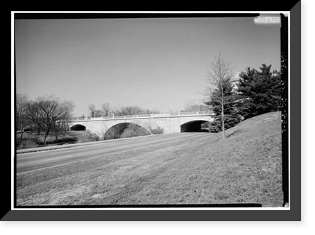 Arlington Memorial Bridge, Boundary Channel Extension, Spanning Mount Vernon Memorial Highway & Boundary, Washington, District of Columbia, DC - 2 Classic, Antique Wall Art