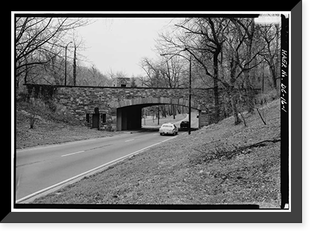 South Waterside Drive Overpass, Southbound Access Ramp From Massachusetts Avenue, Washington, District of Columbia, DC, Antique Print