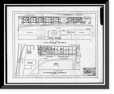 Navy Yard, General Foundry, Navy Yard Annex, Washington, District of Columbia, DC - 14, Antique Print