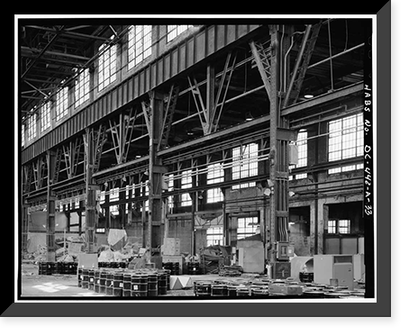 Navy Yard, General Foundry, Navy Yard Annex, Washington, District of Columbia, DC - 33 Classic, Historic Reproduction