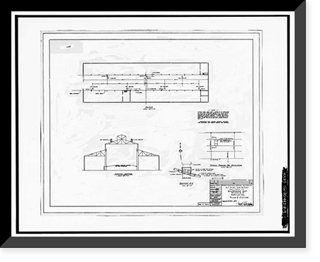 Navy Yard, Boilermakers Shop, Navy Yard Annex, Washington, District of Columbia, DC - 9 Classic, Historic Print