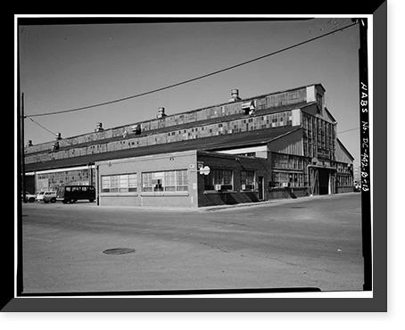 Navy Yard, Boilermakers Shop, Navy Yard Annex, Washington, District of Columbia, DC - 13, Antique Poster