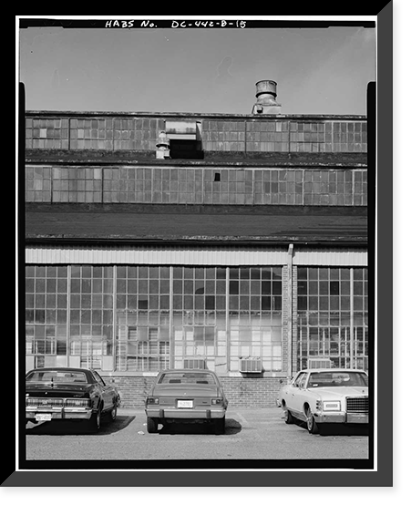 Navy Yard, Boilermakers Shop, Navy Yard Annex, Washington, District of Columbia, DC - 15, Vintage Print